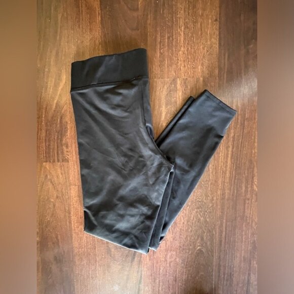 Express Leggings Small Black Stretch Knit Pants Basic Everyday Activewear - Picture 3 of 4